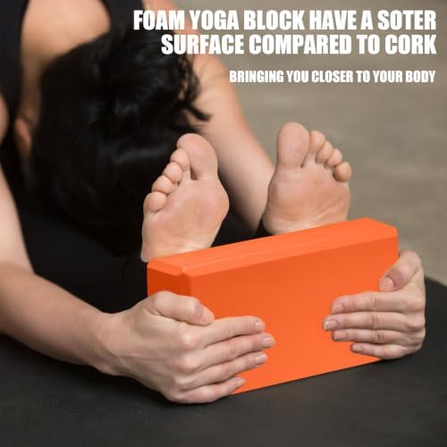 Septo 2 Pcs Yoga Blocks, 9x6x3 Inch Foam Blocks for Pilates - Image 6