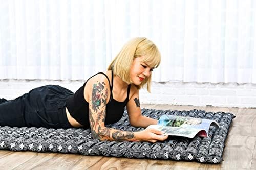 Leewadee Wide Thai Roll Mat 75 x 39 inches Kapok Firm - Image 5