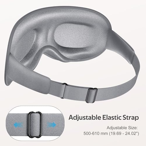 Sleep Mask for Men Women - 100% Blackout Eye Masks for Sleep - Image 6