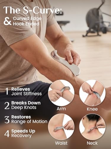 Rena Chris Stainless Steel Muscle Scraper Tool for Body Deep Tissue Massage - Image 3