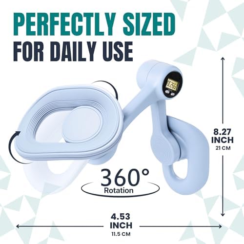 Smart Thigh Master | Rotatable Pelvic Floor Exercise Devices for Women and Men with Auto-Counter Display | Inner Thigh Exerciser for Women, Kegel Trainer for Butt, Arm & Leg Workouts - Image 3