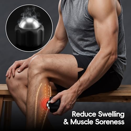 Cold Massage Roller Ball Ice Roller for Muscle Recovery-Black - Image 4