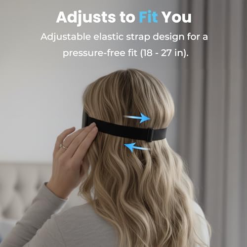 3D Sleep Mask for Women & Men, 100% Blackout Eye Mask for Sleeping, Zero Pressure Deep Sleep Blindfold with Adjustable Strap for Side Sleepers, Airplane Travel, Silver Grey - Image 6