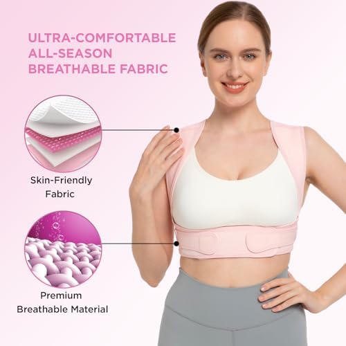 Vicorrect Posture Corrector for Women and Men, Adjustable Upper Back Brace for Clavicle Support and Providing Pain Relief from Neck, Shoulder, and Upper Back (S/M) - Image 5