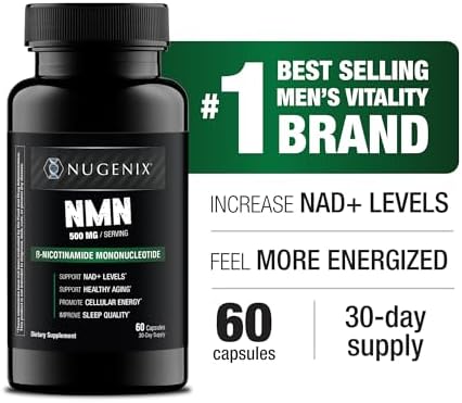Nugenix NMN Supplement 500mg, NAD Supplement, 60 Capsules - Image 4