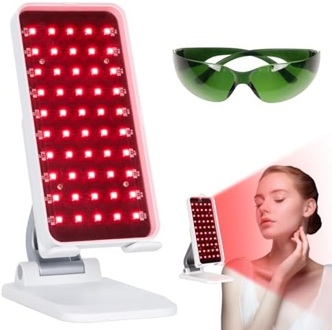 Red Light Therapy Lamp, Handheld 660nm 850nm Infrared Light Device by SAVILER