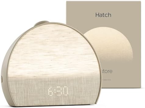 Hatch Restore 3 Sunrise Alarm Clock & Sound Machine, Smart Light (Greige) by Unknown