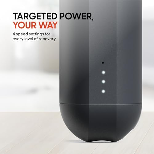 Sharper Image Powerboost Move Mini Percussion Massage Gun, Powerful & Quiet - Image 5
