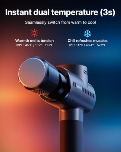 RENPHO Active Thermacool 2 Red Massage Gun with Infrared Heating, Cool Head - Image 5