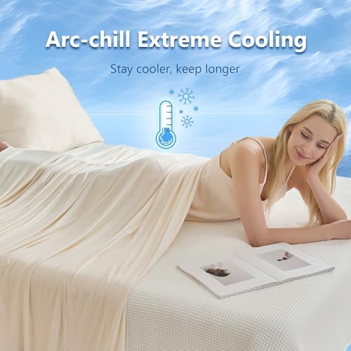 CHOSHOME Cooling Blanket for Hot Sleepers - Summer Blanket Thin Soft Lightweight Breathable Double Side Enhanced Cooling for Hot Flashes, Night Sweats, Bed, Couch (Beige, 84 x 90 inches) - Image 6