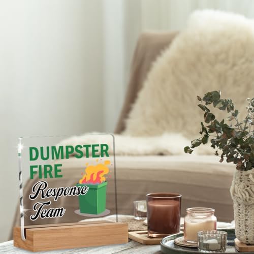 Dumpster Fire Desk Accessories, Funny Office Gifts for Women Men Coworkers - Image 3