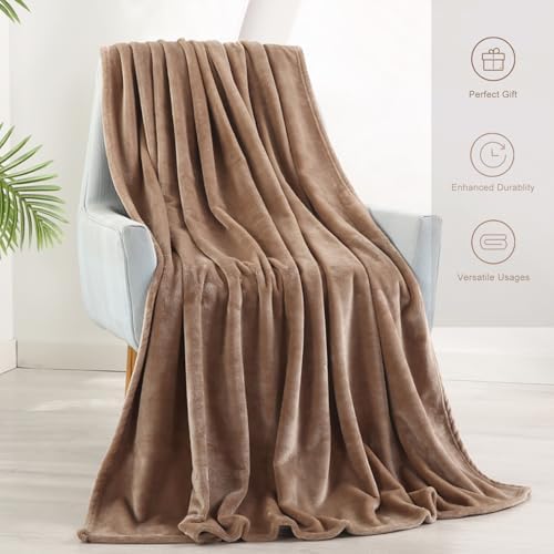TASTHROW Lightcoffee Throw Blanket 50x60 Inches - Image 2