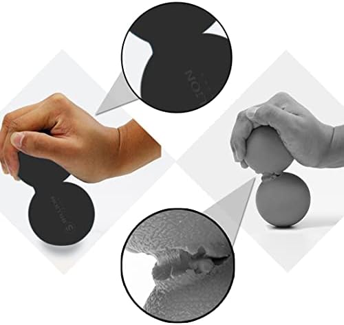 5BILLION Peanut Massage Ball - Double Lacrosse Massage Ball & Mobility Ball for Physical Therapy - Deep Tissue Massage Tool for Myofascial Release, Muscle Relaxer, Acupoint Massage (Black) - Image 6