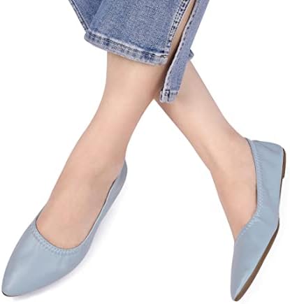 Women's Ballet Flat Slip On Flats - Classic Casual Dress Shoes, Foldable Portable Travel Ballet Walking Shoes - Image 2