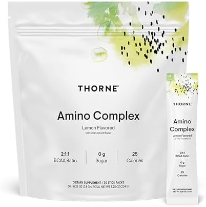 THORNE Amino Complex, Clinically Validated EAA & BCAA Powder, 30 Servings by Thorne
