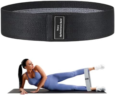Resistance Bands, Fabric Workout Bands for Women & Men, Cloth Booty Resistance Loop Bands, Thick Squat Bands for Home Fitness, Gym, Yoga, Pilates for Butt Legs Thigh Hip Glute by ODOX.MS