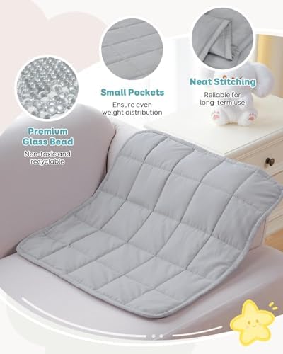 Topblan Weighted Lap Blanket 2 lbs, 19 x 21 Small Size for Summer - Image 4