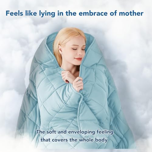 Topcee Weighted Blanket for Adults (20 lbs, 60" x 80") Queen Size Soft Cooling Heavy Blanket Sleeping, Apply to 190-210 lbs Body, Thick Breathable Blanket with Glass Bead, Easy Care - Image 4