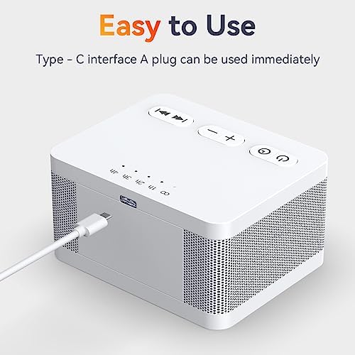 DailyBody Sound Machine White Noise Machine with 30 Soothing Sounds 32 Levels Volume 5 Timers and Memory Function Effectively Blocks Noise Ideal Sleep Machine for Baby Kids Adults… (White) - Image 4