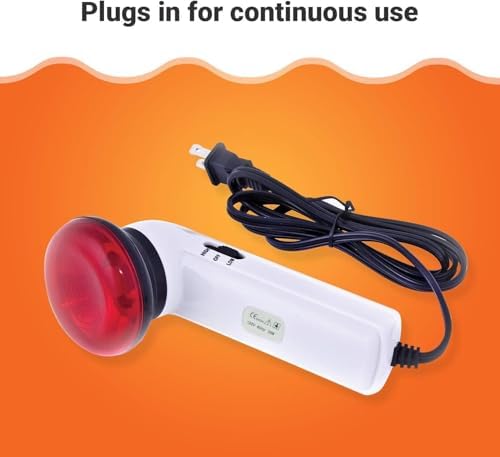 Red Light Therapy Infrared Heating Wand by Theralamp – Handheld Heat Lamp Includes Replacement Bulb - Image 5