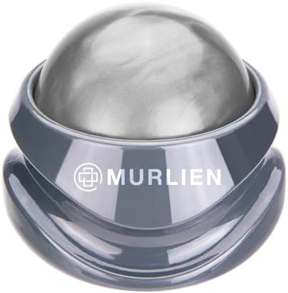 Massage Roller Ball, Tight and Sore Muscles Relief, Manual Massager, Alleviating Shoulder, Arms, Back, Legs, Calves or Muscle Tension - Gray by MURLIEN