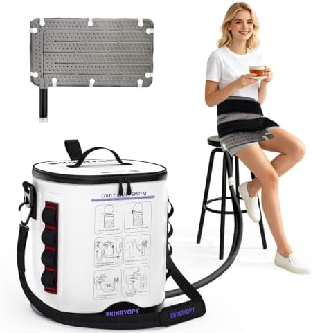 Cold Therapy Machine for Hip&Back with Programmable Timer & Quiet Pump by KINRYOPY-US