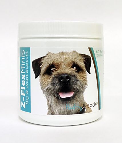 Healthy Breeds Border Terrier Z-Flex Minis Hip and Joint Support Soft Chews 60 Count by HealthyBreeds