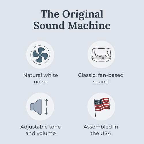 Yogasleep Dohm Classic (2 Pack) The Original White Noise Sound Machine, Soothing Natural Sounds from a Real Fan, Sleep Therapy for Adults & Baby, Noise Cancelling for Office Privacy & Meditation - Image 2