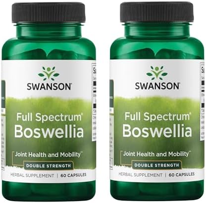 Swanson Double Strength Boswellia Serrata, 800 mg, 60 Capsules, 2 Pack by Swanson