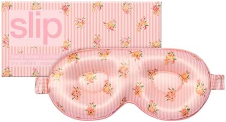 Slip Silk Contour Sleep Mask, Petal - Lash-Friendly Design, Blocks Light by SLIP
