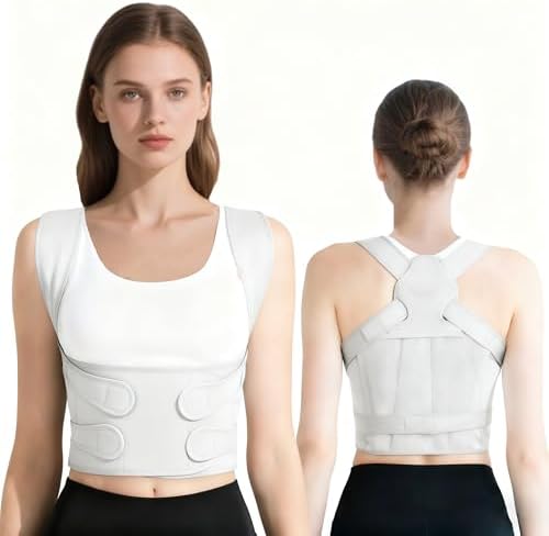Back Brace Posture Corrector for Women and Men, Back Shoulder Support Belt by Unknown
