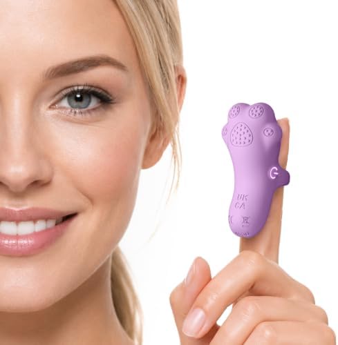 Mini Cat Claw Massage Ball, Portable Rechargeable Waterproof Finger Massager for Body Relaxation (Lavender) by EROKAY