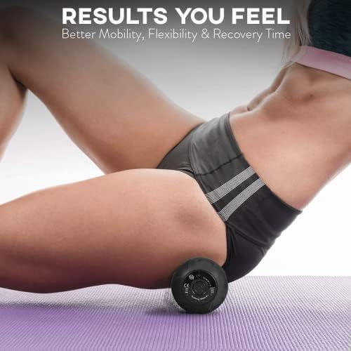 Rolling With It Vibrating Peanut Massage Ball, Deep Tissue, Black - Image 4