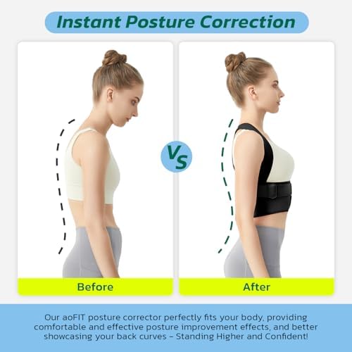 AOFIT Posture Corrector for Women, Invisible Lightweight Back Brace XL - Image 2