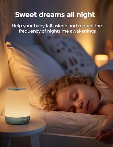 Momcozy Smart White Noise Machine for Baby Sleeping with Night Light, Green - Image 7