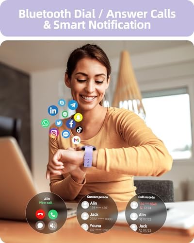 Parsonver Smart Watch(Answer/Make Calls), Fitness Tracker for Women Men - Image 2