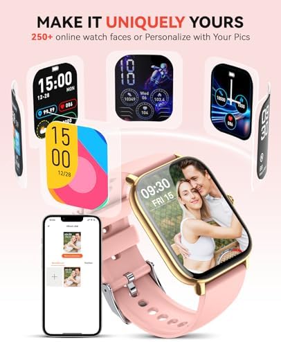 Smart Watch for Women Men- Answer/Make Call, 2025 IP68 Waterproof Fitness Step Sleep Tracker Watch with Monitor Activity Counter Smartwatch for Andriod iPhone iOS Samsung Compatible - Image 5
