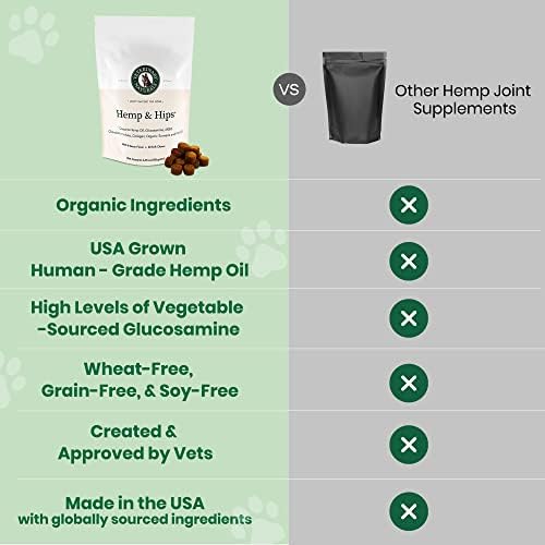 Veterinary Naturals Hemp & Hips Senior Large Breed Dog Joint Chews - 60ct - Image 4