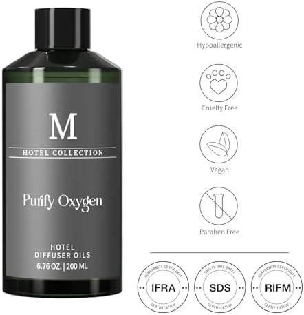 Hotel Collection Diffuser Oil- Purify Oxygen, 6.76 Fl Oz (200ml), Home Luxury Aroma & Hotel Fragrance Diffuser Oil- Essential Oils for Aromatherapy Bigger Bottle, Longer Lasting Aroma - Image 2