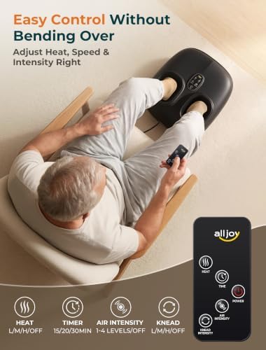 ALLJOY Foot Massager with Heat,Birthday Gifts for Women,3-Zone Foot Machine - Image 5