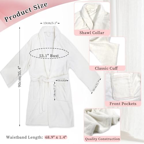 my novel things Spa Robe and Slippers Set Bathrobe Gift for Mother Girl Her - Image 2