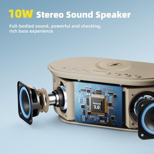 Odokee Sound Machine Alarm Clock for Bedrooms with Wireless Charging - Image 5