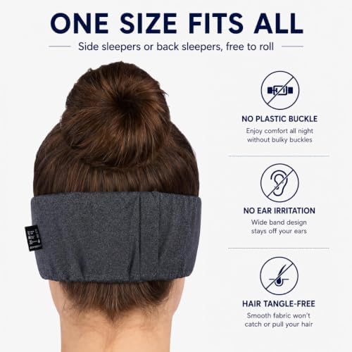 ALASKA BEAR Sleep Eye Mask for Back and Side Sleepers, Women or Men, Gray - Image 5