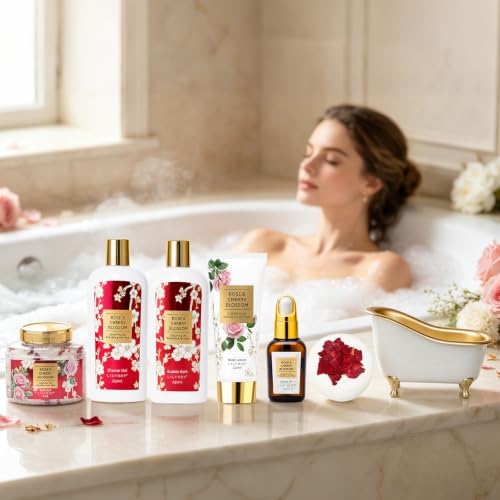 Spa Gifts for Mom, Birthday Gifts - 7Pcs Perfect Bath Gift Set for Women - Image 5