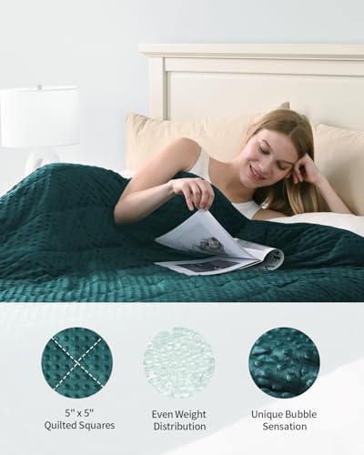 Mr. Sandman Weighted Blanket for Adults, Queen Size 15 lbs, 60 x 80 Inches - Image 3