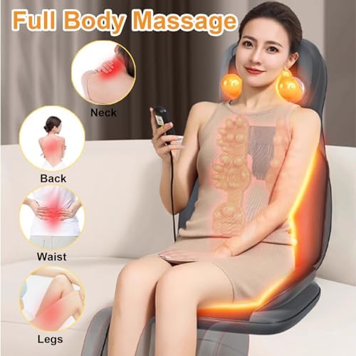 Lvrunben Shiatsu Back Massager with Heat, Electric Massage Cushion for Body - Image 3