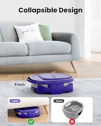 Puboo Collapsible Foot Spa Bath Massager with Heat, Precise Temp Control - Image 5