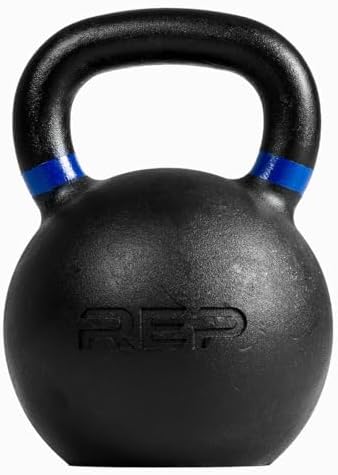 REP Fitness Kettlebell Set and Singles, 4kg to 24kg, 9lb to 53lb Weight Range, Cast Iron, Strength Exercise Training, Home Gym, Power Workout Equipment, Free Weights, Dumbbell Alternative by RepFitness