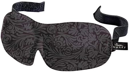 Bucky 40 Blinks No Pressure Printed Eye Mask for Travel & Sleep, Foil, One Size by Bucky
