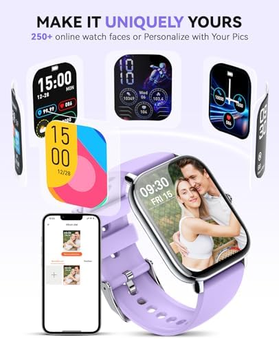 Smart Watch for Women Men- Answer/Make Call, 2025 IP68 Waterproof Fitness Step Sleep Tracker Watch with Monitor Activity Counter Smartwatch for Andriod iPhone iOS Samsung Compatible - Image 5
